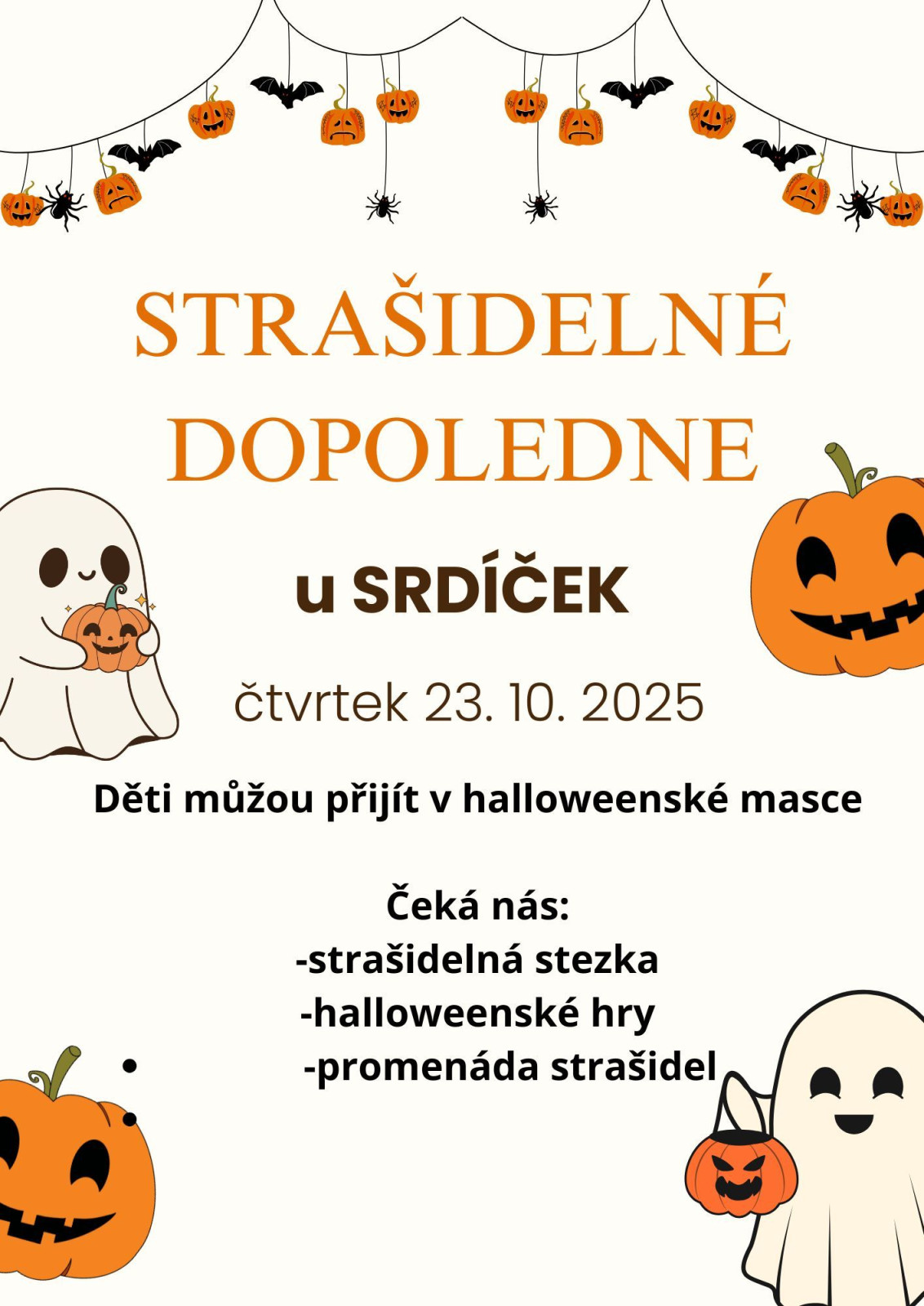 Strašidelné dopoledne u Srdíček
