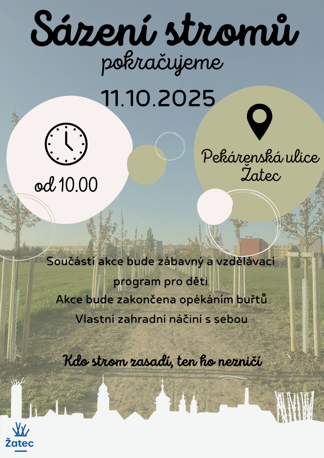 Sázení stromů pro Žatec