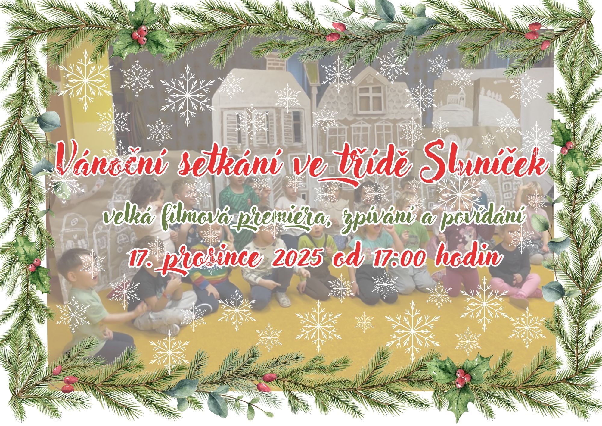 Vánoční setkání ve třídě Sluníček