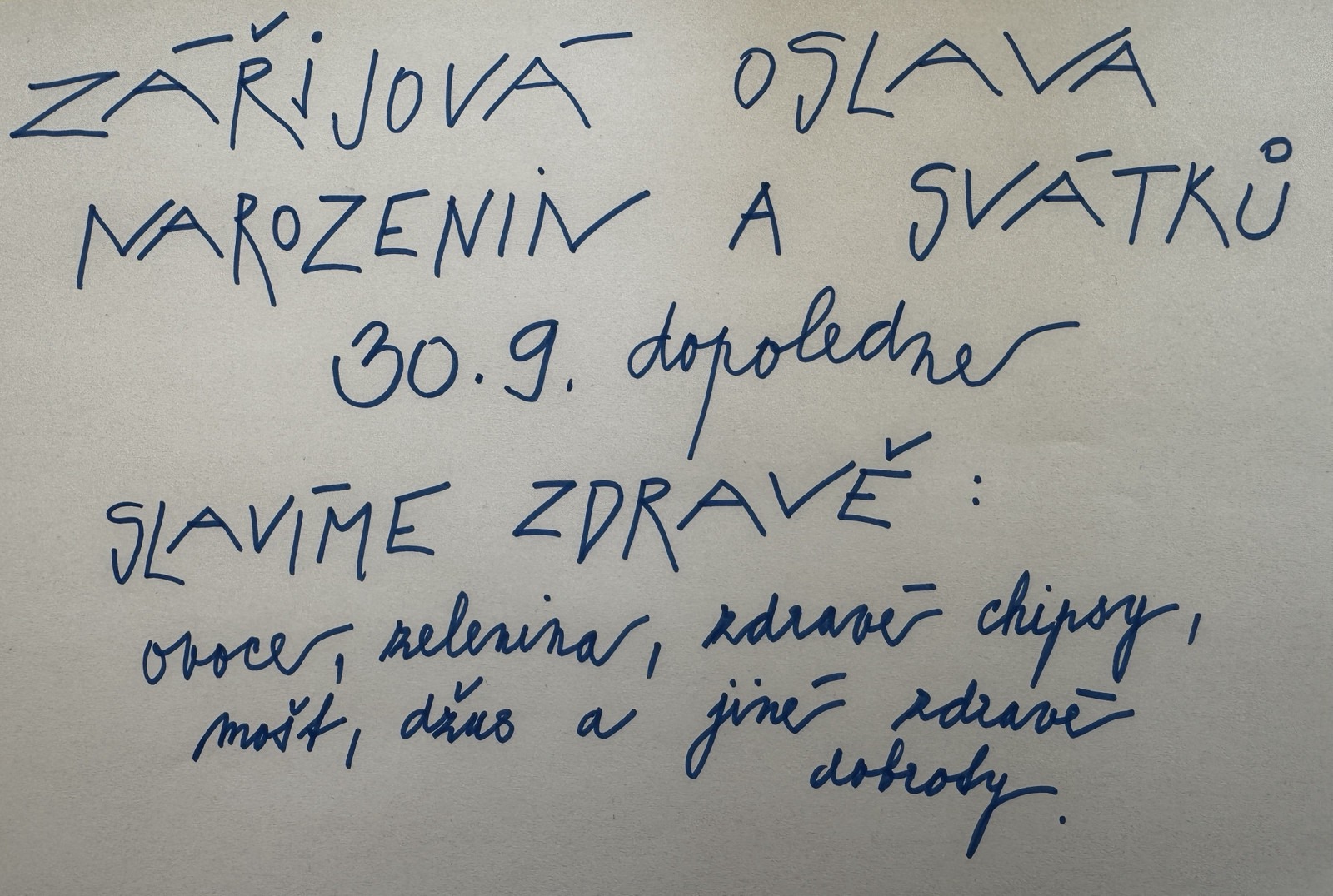 Oslavy u Včeliček