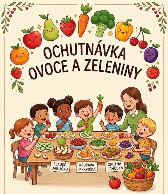 Ochutnávka ovoce a zeleniny u Ježečků