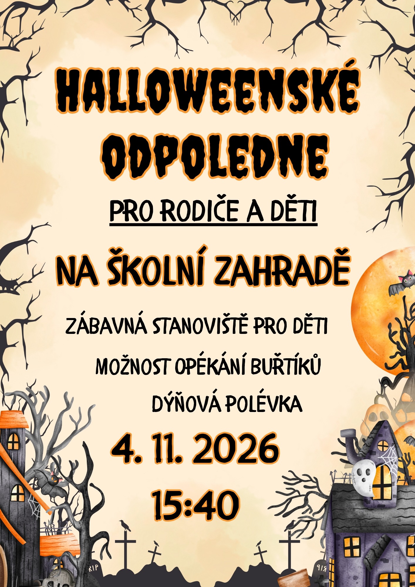 HALLOWEENSKÉ ODPOLEDNE Motýlci